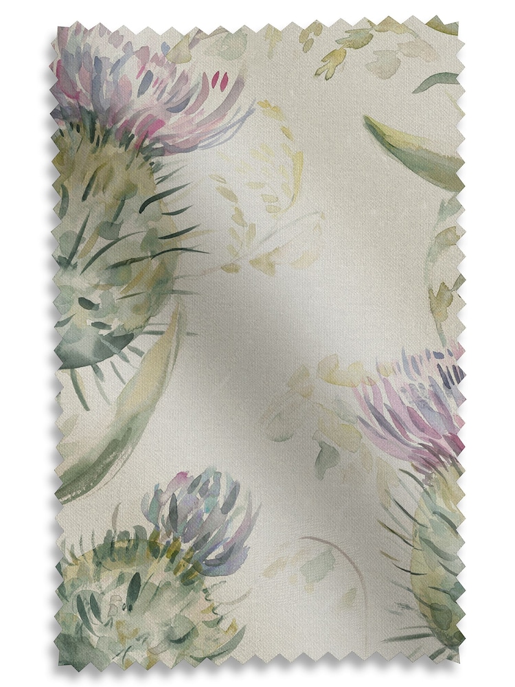 Voyage Glen Purple Thistle Made to Measure Roman Blind - Image 6 of 6