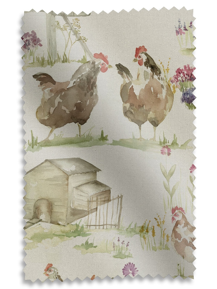 Voyage Natural Linen Henny Penny Made to Measure Roman Blind - Image 6 of 6