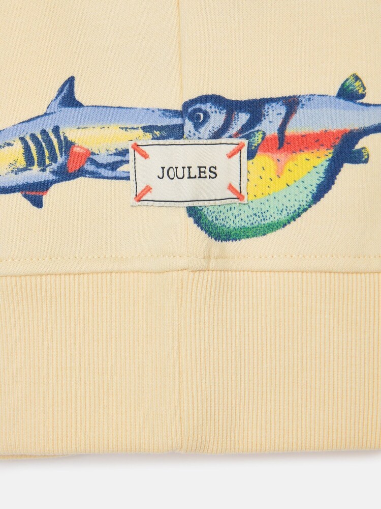 Joules Boys' Sea Air Neutral Printed Sweatshirt - Image 5 of 5