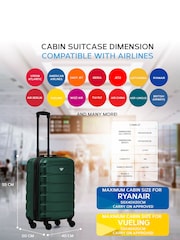 Flight Knight 55x40x20cm Ryanair Priority 4 Wheel ABS Hard Case Cabin Carry On Hand Luggage - Image 3 of 7