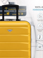 Flight Knight 55x40x20cm Ryanair Priority 4 Wheel ABS Hard Case Cabin Carry On Hand Luggage - Image 4 of 7