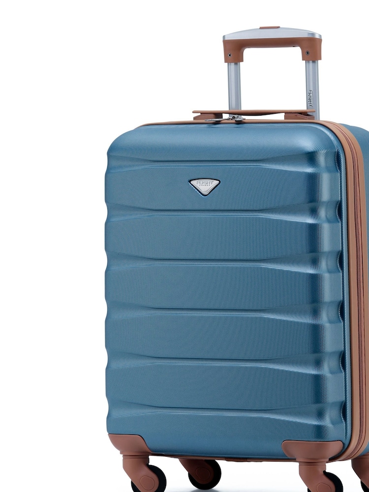 Flight Knight 55x40x20cm Ryanair Priority 4 Wheel ABS Hard Case Cabin Carry On Hand Luggage - Image 1 of 7