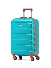 Flight Knight 55x40x20cm Ryanair Priority 4 Wheel ABS Hard Case Cabin Carry On Hand Luggage - Image 1 of 7