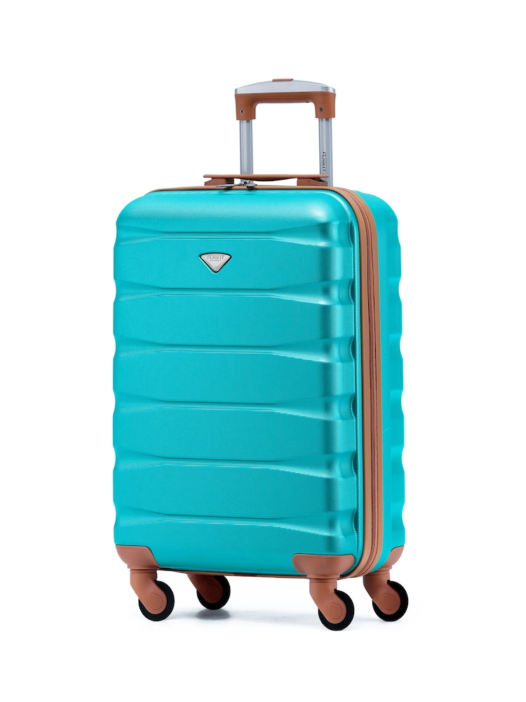 Aqua/Rumenorjava - Flight Knight 55x40x20cm Ryanair Priority 4 Wheel ABS Hard Case Cabin Carry On Hand potovalne torbe in kovčki - Slika 1 iz 7 Aqua/Rumenorjava - Flight Knight 55x40x20cm Ryanair Priority 4 Wheel ABS Hard Case Cabin Carry On Hand potovalne torbe in kovčki - Slika 1 iz 7