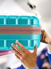 Flight Knight 55x40x20cm Ryanair Priority 4 Wheel ABS Hard Case Cabin Carry On Hand Luggage - Image 5 of 7