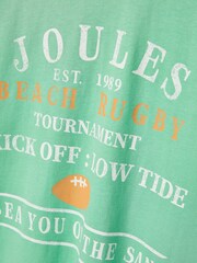 Joules Boys' Ben Green Short Sleeve T-Shirt - Image 4 of 6