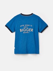 Joules Boys' Archie Blue Crab Artwork T-Shirt - Image 2 of 7