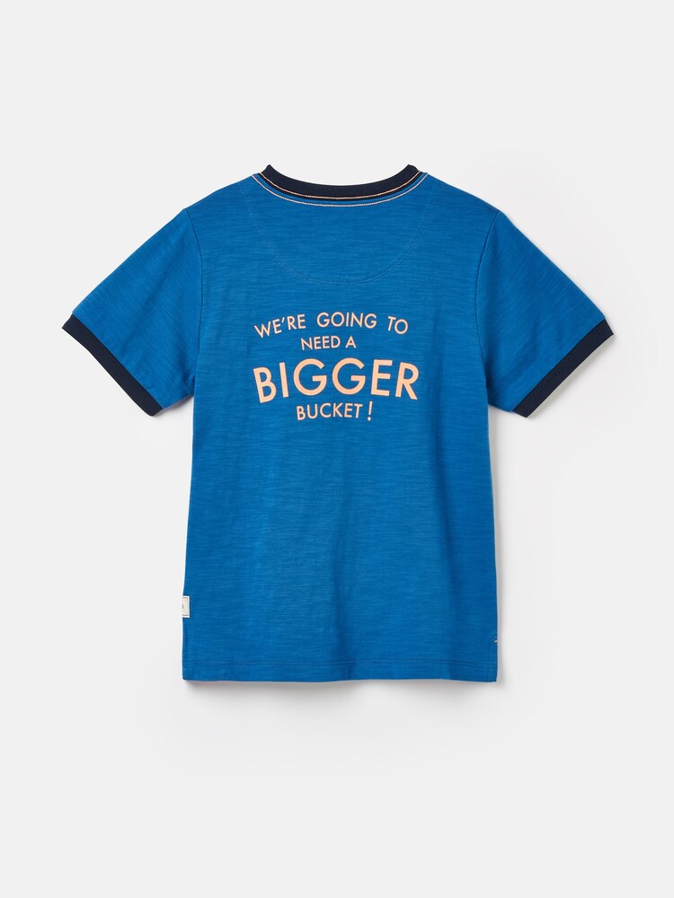 Joules Boys' Archie Blue Crab Artwork T-Shirt - Image 2 of 7