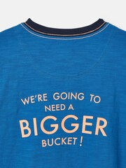 Joules Boys' Archie Blue Crab Artwork T-Shirt - Image 3 of 7
