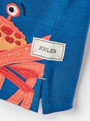 Joules Boys' Archie Blue Crab Artwork T-Shirt - Image 6 of 7
