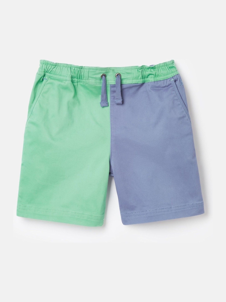 Joules Boys' Spencer Blue Relaxed Fit Chino Shorts - Image 1 of 5