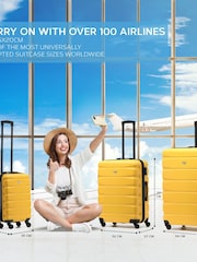 Flight Knight Large Hardcase Lightweight Check In Suitcase With 4 Wheels - Image 6 of 7