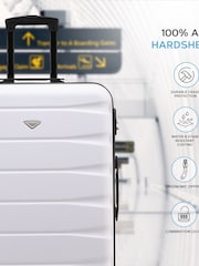 Flight Knight Large Hardcase Lightweight Check In Suitcase With 4 Wheels - Image 4 of 7