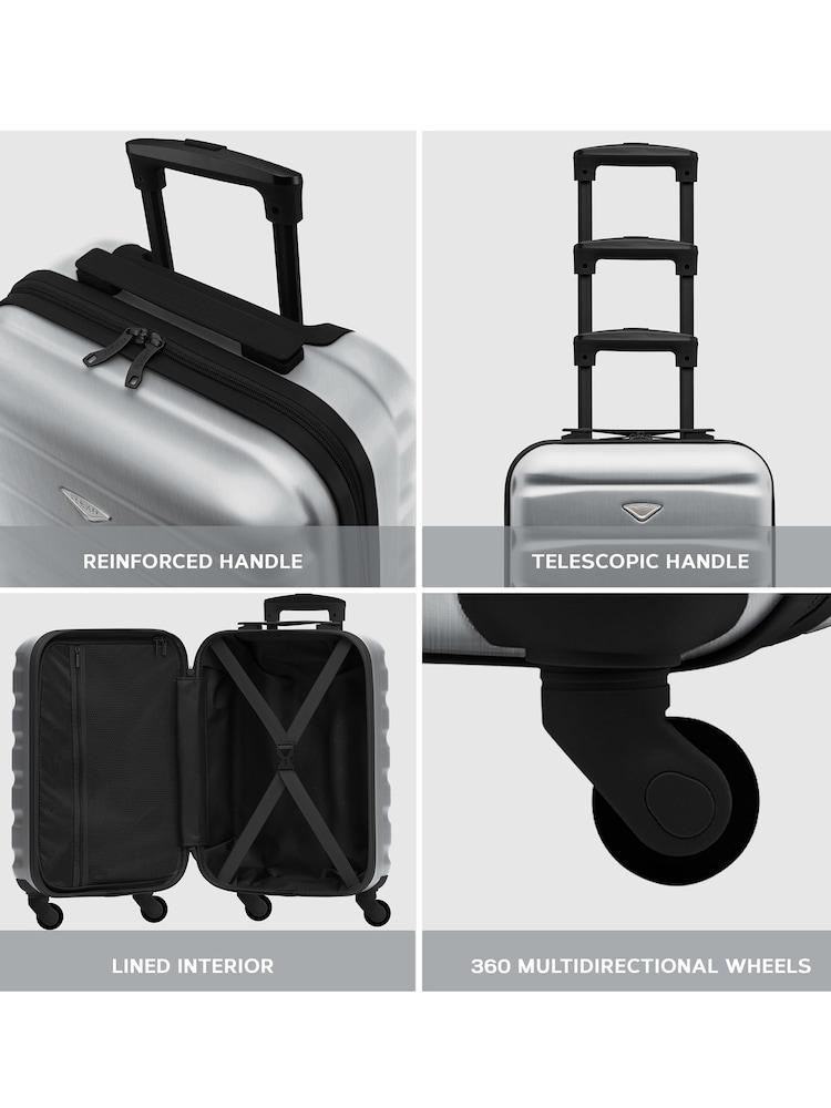 Flight Knight Large Hardcase Lightweight Check In Suitcase With 4 Wheels - Image 5 of 5
