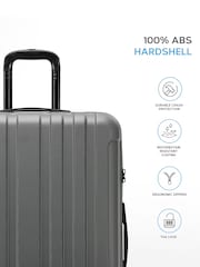 Flight Knight Large Hardcase Lightweight Check-In Suitcase With 4 Wheels - Image 3 of 6