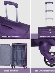Flight Knight Large Softcase Lightweight Check In Suitcase With 4 Wheels - Image 2 of 7