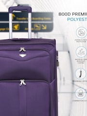 Flight Knight Large Softcase Lightweight Check In Suitcase With 4 Wheels - Image 5 of 7