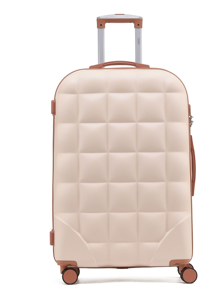 Flight Knight Large Hardcase Printed Lightweight Check In Suitcase With 4 Wheels - Image 1 of 7