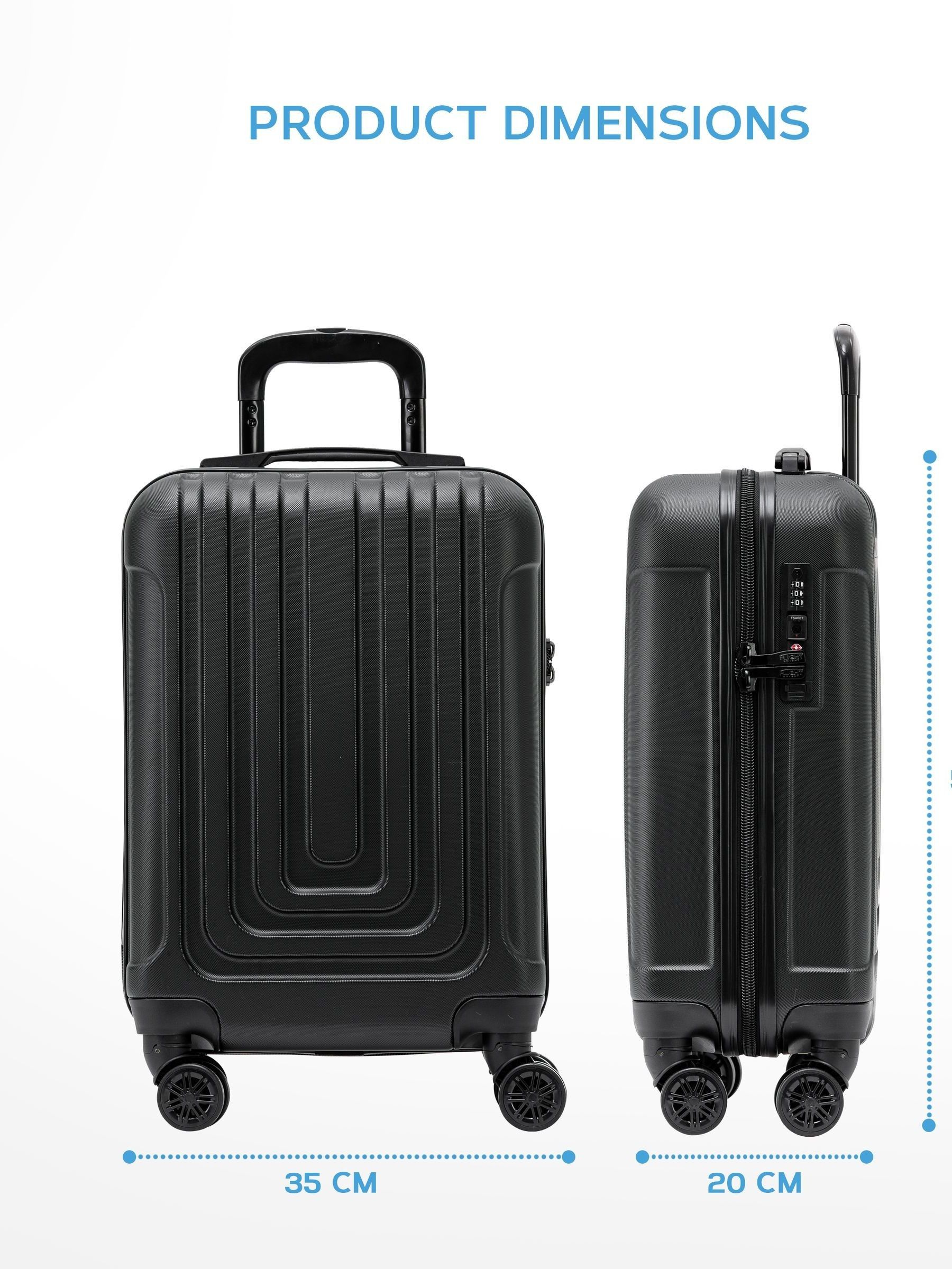 Buy Flight Knight Black/Rose Gold EasyJet Hard Shell Cabin Carry