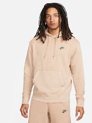 Nike Beige Club+ Revival Sweatshirt - Image 1 of 5