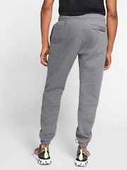 Nike Charcoal Grey Club Cuffed Joggers - Image 2 of 10