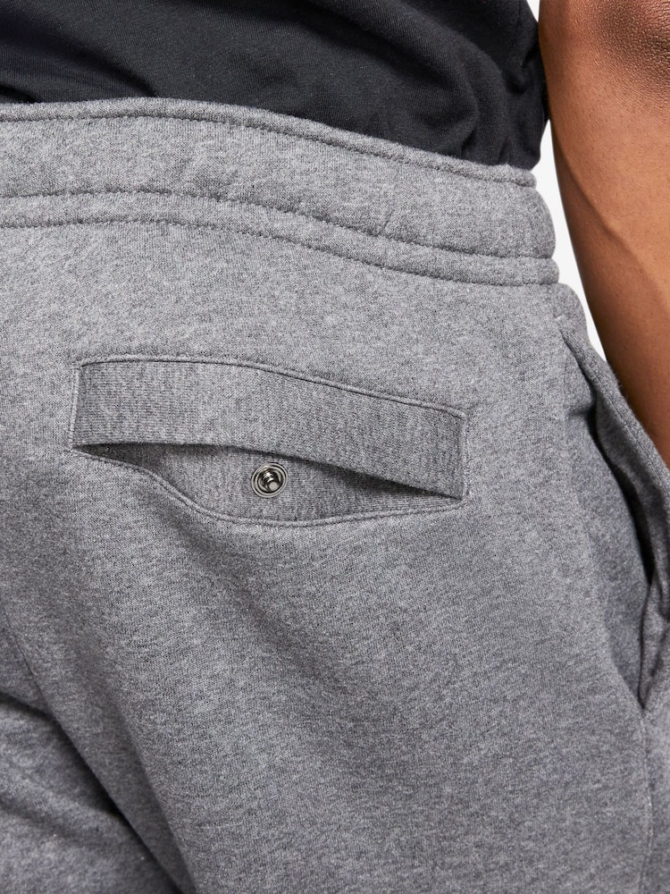 Nike Charcoal Grey Club Cuffed Joggers - Image 5 of 10