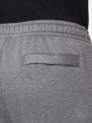 Nike Charcoal Grey Club Cuffed Joggers - Image 7 of 10