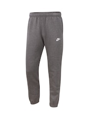 Nike Charcoal Grey Club Cuffed Joggers - Image 8 of 10