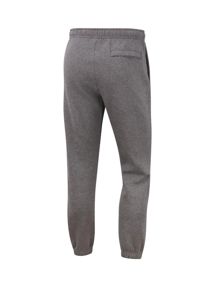 Nike Charcoal Grey Club Cuffed Joggers - Image 9 of 10
