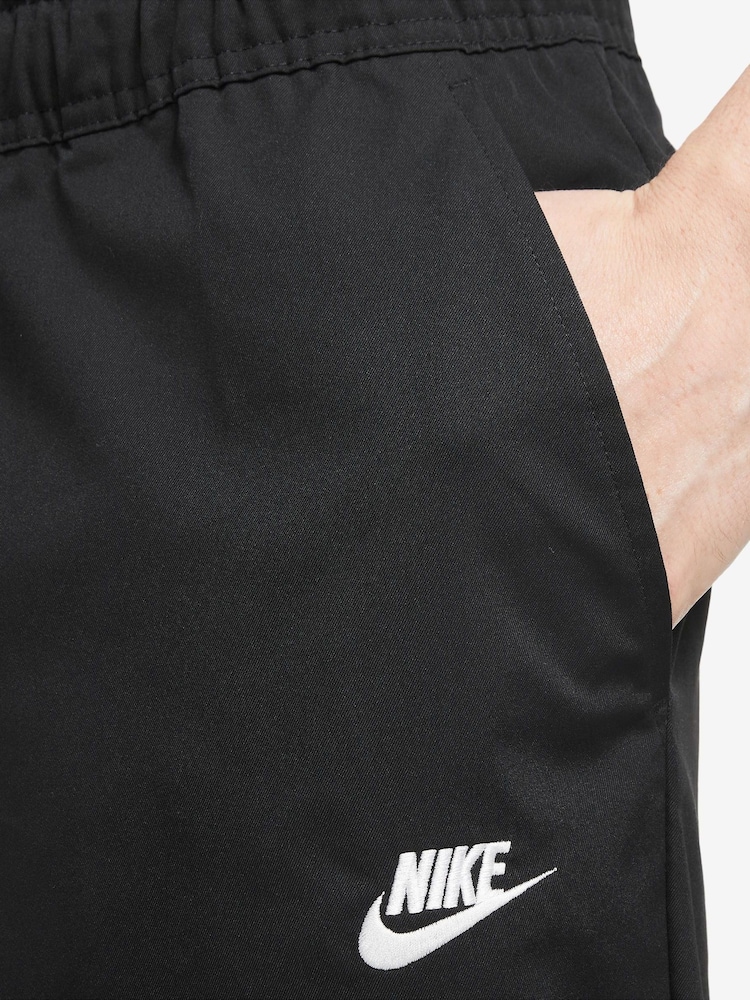 Nike Black Club Woven Tapered Joggers - Image 3 of 3
