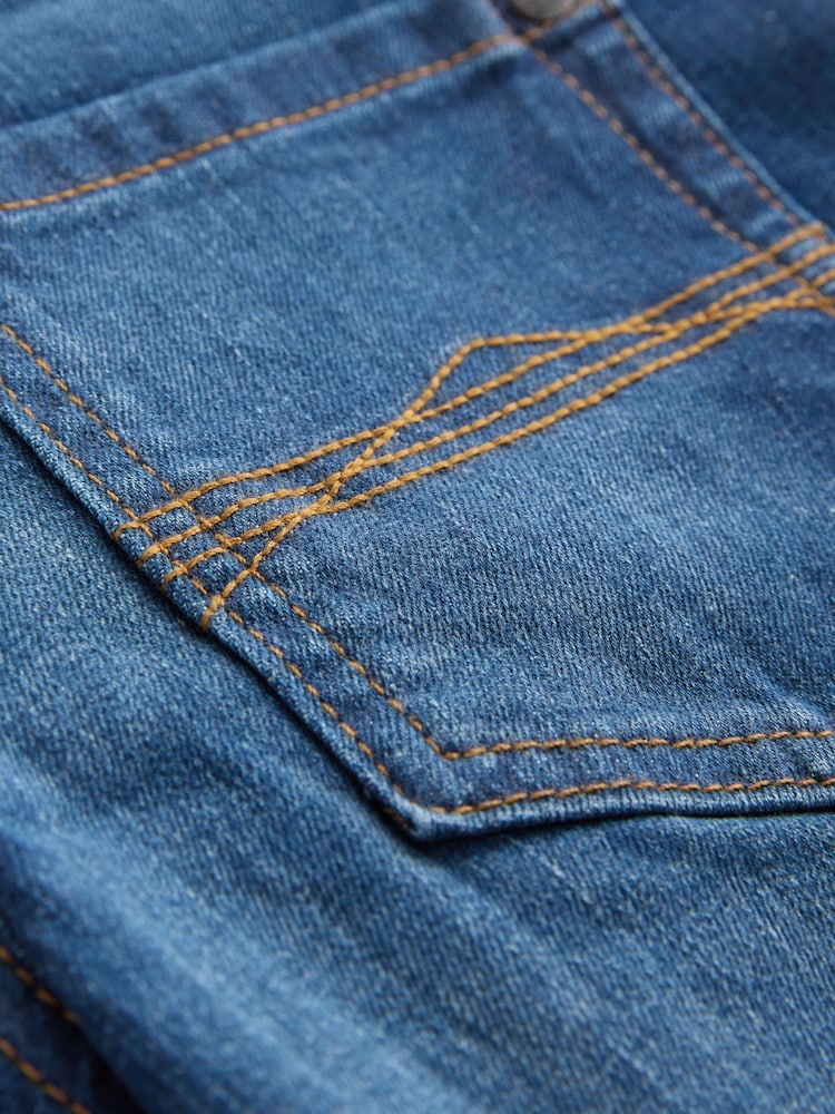 Blue Loose Fit Stretch Jeans (3-17yrs) - Image 4 of 4