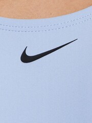 Nike Lilac Purple Logo Tape Fastback Swimsuit - Image 5 of 5