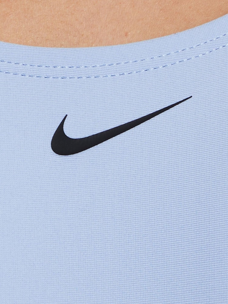 Nike Lilac Purple Logo Tape Fastback Swimsuit - Image 5 of 5