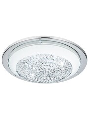 Eglo Chrome/White Acolla 1 Light Ceiling Light - Image 2 of 3