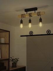 Eglo Black Townshend 3 Light Ceiling Light - Image 2 of 5