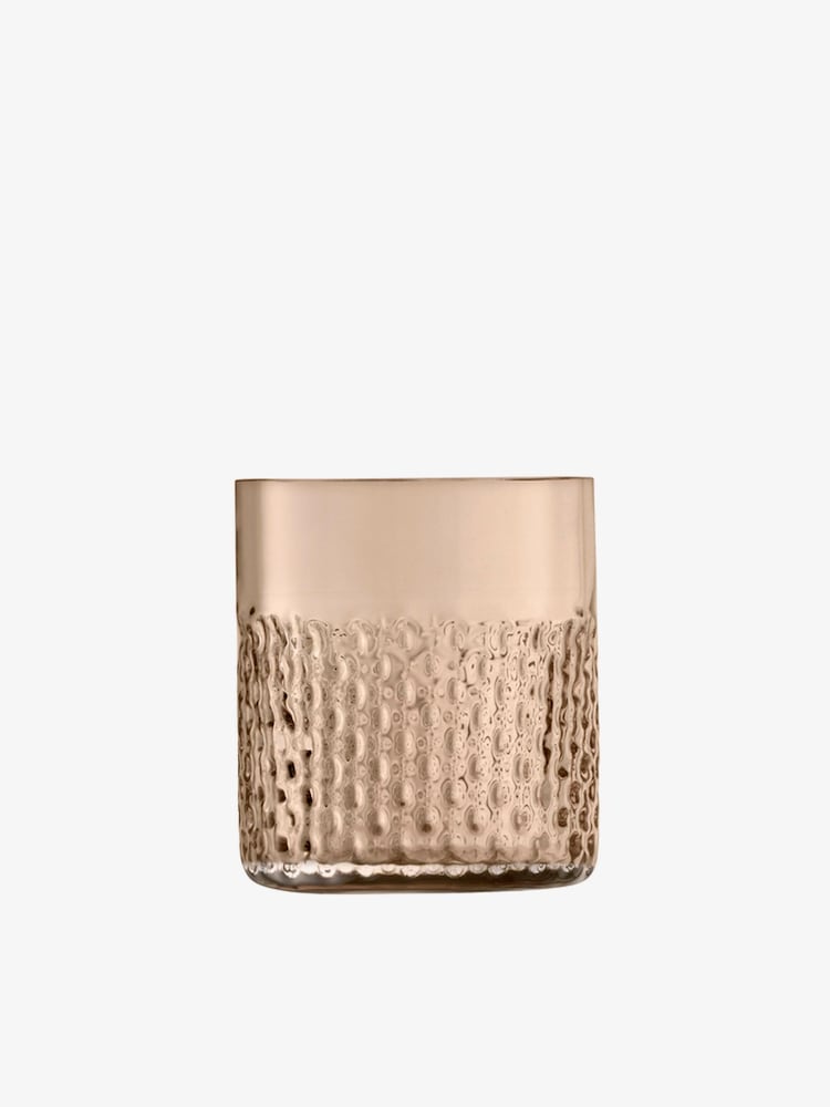 LSA International Set of 2 Taupe Wicker 330ml Tumblers - Image 2 of 4 LSA International Set of 2 Taupe Wicker 330ml Tumblers - Image 2 of 4