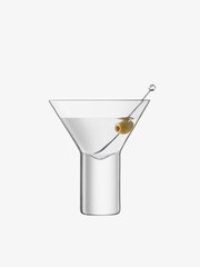 LSA International Set of 2 Clear Vodka 240ml Cocktail Glasses - Image 3 of 4