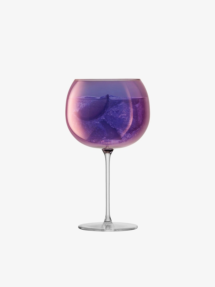 LSA International Purple Set 4 Aurora Balloon Polar Violet Gin Glasses - Image 3 of 3 LSA International Purple Set 4 Aurora Balloon Polar Violet Gin Glasses - Image 3 of 3
