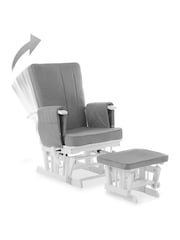 Obaby Grey Deluxe Reclining Nursing Chair - Image 3 of 4