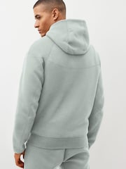 Nike Green Tech Fleece Full Zip Hoodie - Image 3 of 3