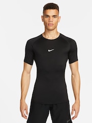 Nike Black Pro Dri-FIT Tight Short Sleeve Top - Image 1 of 5