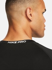 Nike Black Pro Dri-FIT Tight Short Sleeve Top - Image 4 of 5