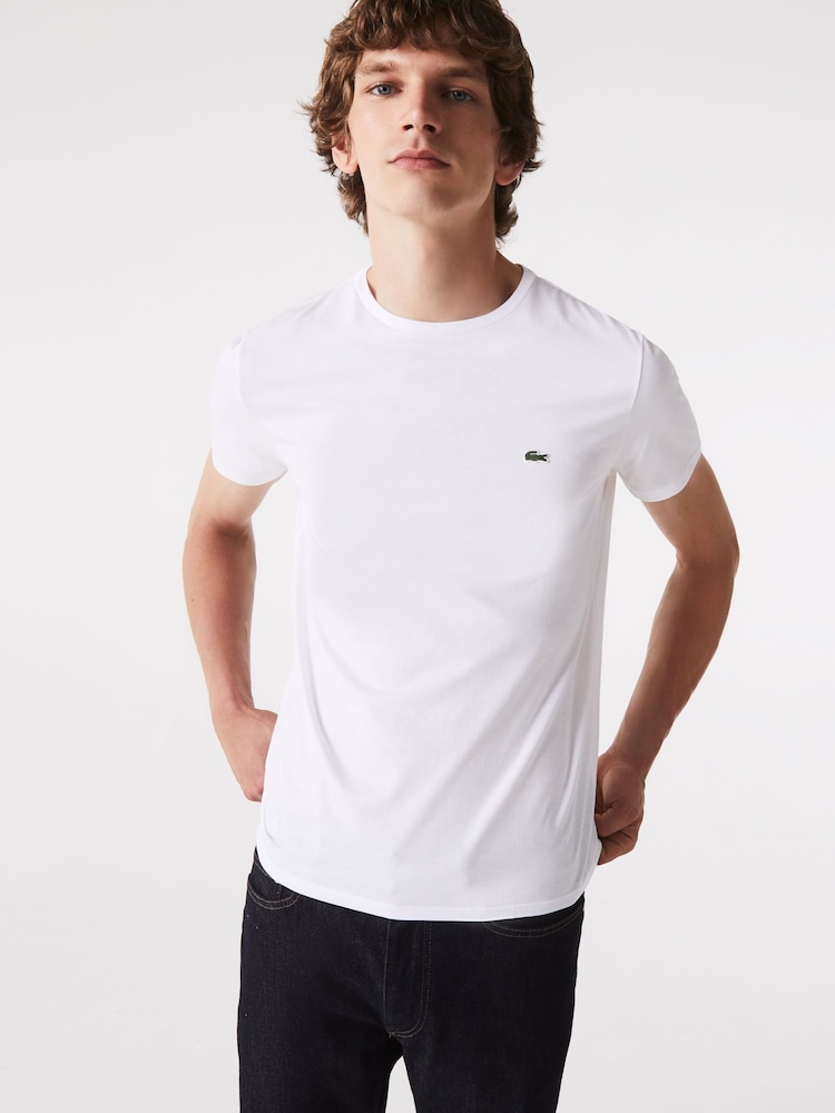Lacoste Luxury Pima 100% Cotton T-Shirt - Image 1 of 6