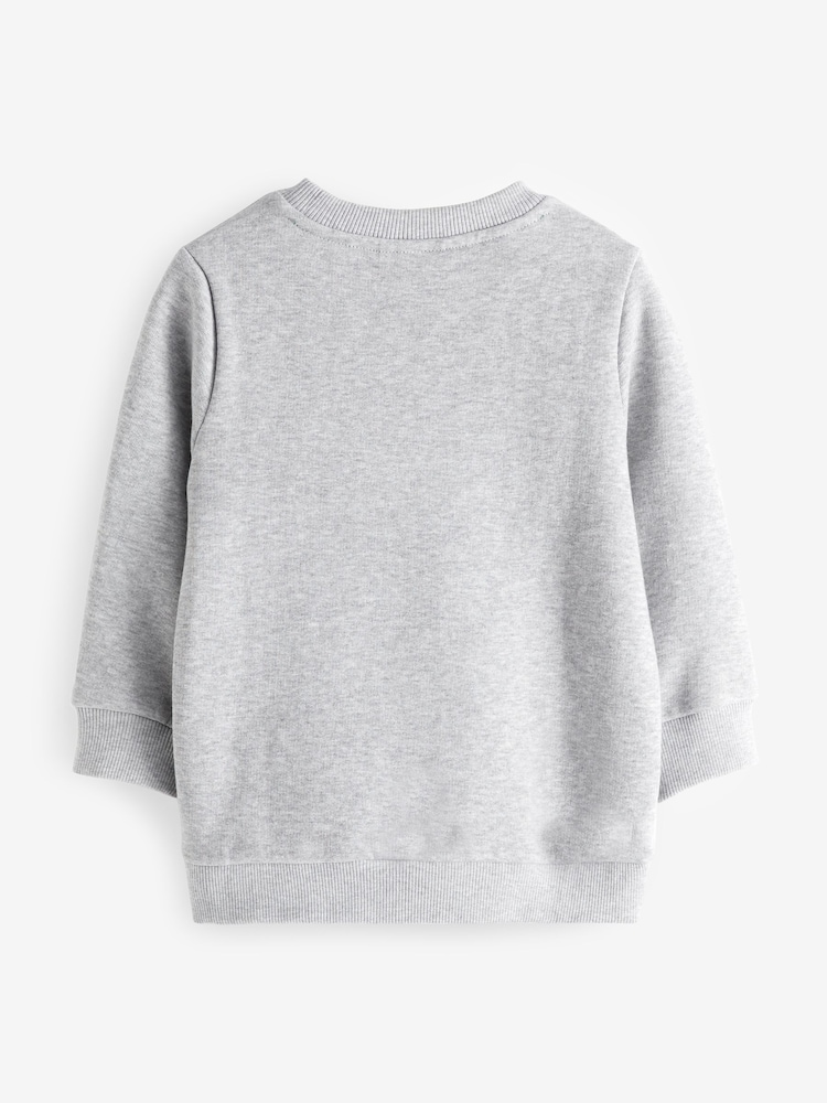 Gri - Hanorac Lacoste Fleece - Imaginea 2 din 3