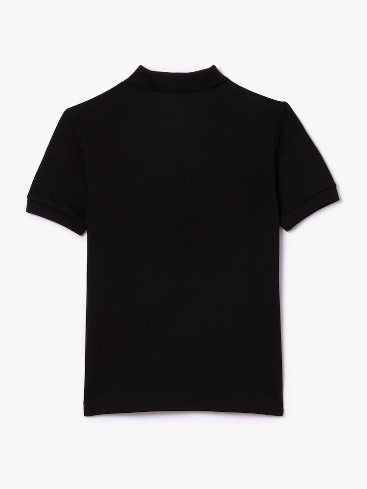 Schwarz - Lacoste Klassisches Polo-Shirt für Kinder - Bild 2 von 7 Schwarz - Lacoste Klassisches Polo-Shirt für Kinder - Bild 2 von 7