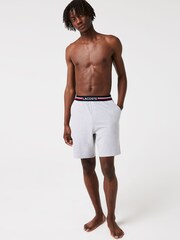 Lacoste Loungewear Three-Tone Waistband Stretch Shorts - Image 1 of 4