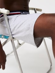 Lacoste Loungewear Three-Tone Waistband Stretch Shorts - Image 4 of 4