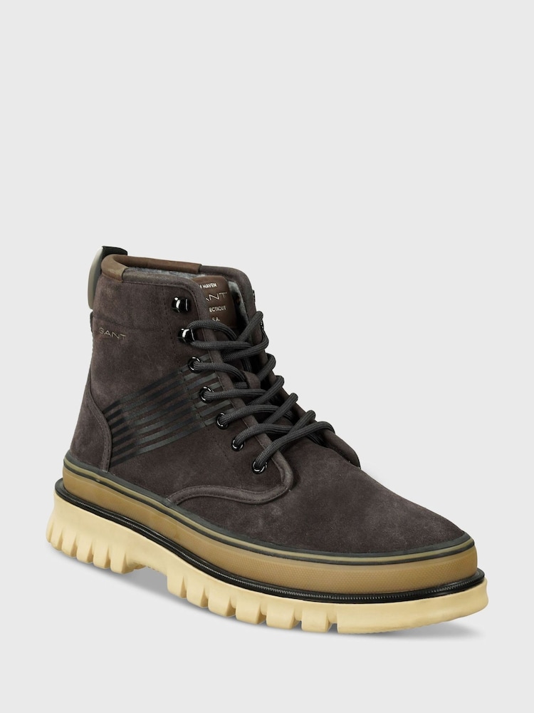 GANT Brown Nebrada Mid Boots - Image 2 of 5