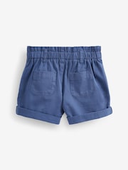 Navy Blue Chino Tie Belt Shorts (3mths-7yrs) - Image 6 of 6