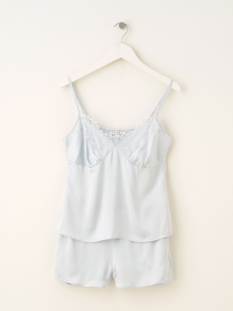 Truly Silk Cami And Shorts Set - Image 4 of 4 Truly Silk Cami And Shorts Set - Image 4 of 4